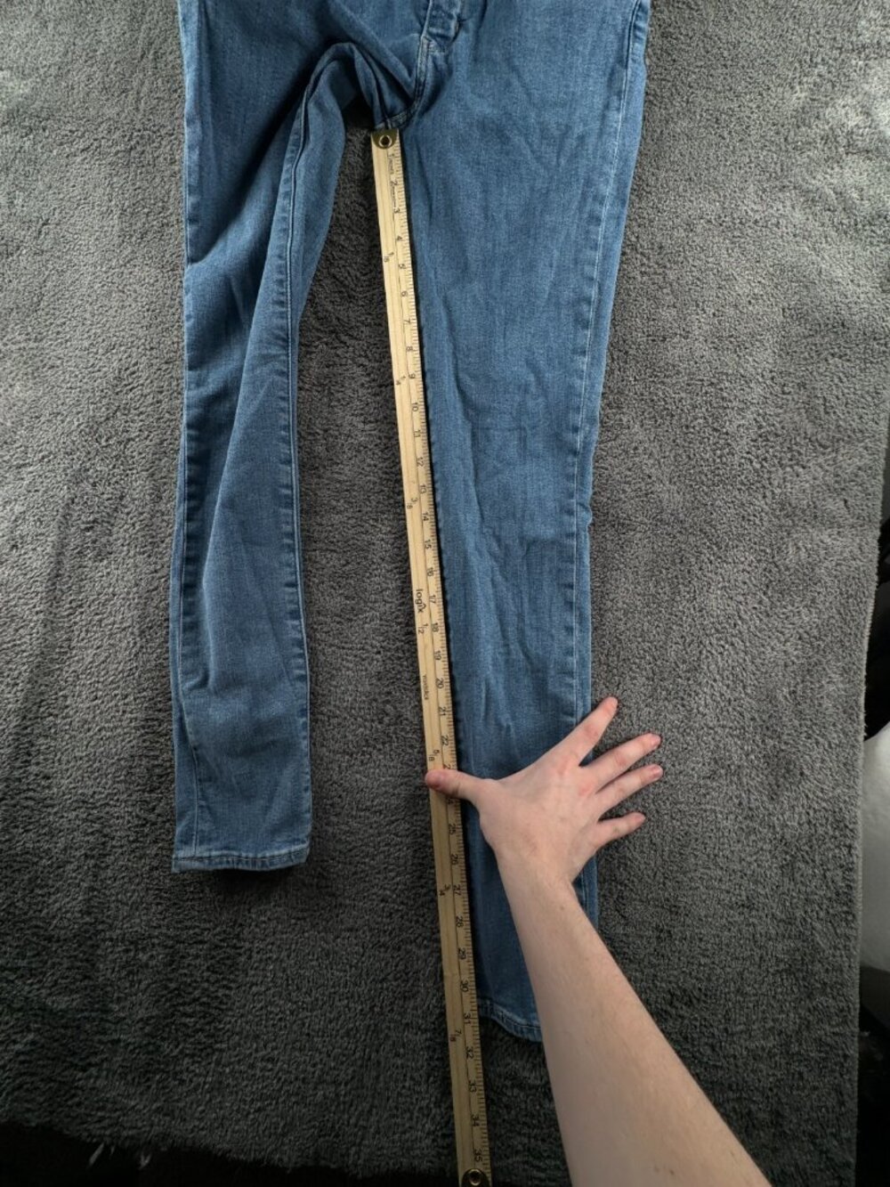 Levis Premium 721 High Rise Skinny Denim Blue Jeans Size 29 Women Cotton Blend - Picture 7 of 16